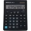 Image de MAUL Calculatrice de Bureau Mxl 12 - 12 Chiffres Avec Calcul de Taxes, Grande et Professionnelle, Alimentation Solaire et à Pile, 20,5 x 15,5 cm, Noir