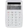 Image de Calculatrice de bureau Maul ECO MJ 455 blanc Ecran: 8 solaire (l x H x P) 71 x 112 x 20 mm