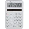 Image de MAUL Eco Calculatrice MD 1 | Calculatrice Solaire avec 10 Chiffres et 5 Fonctions | Calculatrice en 60% Plastique recyclé | Calculatrice de Bureau | Blauer Engel/uz116 | Blanc