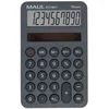 Image de Maul Eco Calculatrice MD 1 | Calculatrice Solaire avec 10 Chiffres et 5 Fonctions | Calculatrice en 60% Plastique recyclé | Calculatrice de Bureau | Blauer Engel/uz116 | Gris