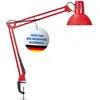 Image de MAUL lampe de bureau MAULstudy en métal | Lampe LED professionnelle | Lampe pince flexible pour le bureau et l'atelier | Haute qualité d'éclairage à LED | Lampe bureau avec ampoule LED | Rouge