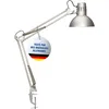 Image de MAUL lampe de bureau MAULstudy en métal | Lampe LED professionnelle | Lampe pince flexible pour le bureau et l'atelier | Haute qualité d'éclairage à LED | Lampe bureau avec ampoule LED | Argenté