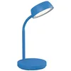 Image de MAUL lampe de bureau LED MAULabby | Petite lampe de bureau avec pied | Lampe de table moderne pour bureau | Lampe LED flexible avec température de couleur de 3000 K | Bleu