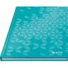 Image de Leitz, Cahier couverture carton A5 ligné, 160 pages 90g/m², Leitz WOW, Menthe, 46271051