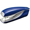 Image de Leitz Agrafeuse de Bureau, Capacité 30 Feuilles, Bleu Effet Brossé, Boîtier Métallique Ergonomique, Agrafes Incluses, Gamme Style, 55620069