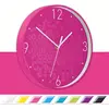 Image de Leitz WOW Horloge Murale Quartz, Idéale pour le Bureau, la Cuisine, le Salon et la Salle de Bains, 29 cm - Rose