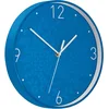 Image de Leitz WOW Horloge Murale Quartz, Idéale pour le Bureau, la Cuisine, le Salon et la Salle de Bains, 29 cm - Bleue