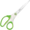 Image de Leitz Ciseaux Titane, Droitiers ou Gauchers (Ambidextre), 6,7 x 1,5 x 15 cm, Fournitures de Bureau, Grip Ergonomique, Gamme WOW, Vert, 53192054
