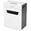 Image de Leitz IQ 80910000 8X Premium - Destructeur de Documents Coupe Croisée Sécurité P4, Capacité 9-8 Feuilles (70-80 grs), Corbeille 14 litres, Blanc
