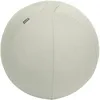 Image de Ballon d'assise Leitz Ergo Active, fonction anti-basculement, alternative ergonomique à la chaise de bureau, diamètre 55 cm, housse en tissu, pompe à air manuelle, 2 bouchons, Gris Clair, 65410085