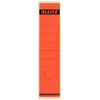 Image de Leitz Étiquettes Self Adhesive pour Classeurs à Levier Couverture Papier et Dos 80 mm, Large, Long, 61,5 x 285 mm, Papier, 16401025, Rouge, Lot de 100 Étiquettes