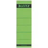 Image de Leitz Étiquettes Self Adhesive pour Classeurs à Levier Couverture Papier et Dos 80 mm, Large, Court, 61,5 x 192 mm, Papier, 16420055, Vert, Lot de 10 Étiquettes