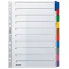 Image de Leitz 4321 Répertoire DIN A4 blanc Carton gris 10 onglets 43210000