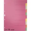 Image de Leitz 43580000 Répertoire DIN A4 blanc Carton multicolore 6 onglets 43580000