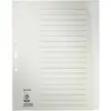 Image de Leitz 1220 Répertoire DIN A4, extra-large blanc Papier satiné gris 20 onglets 12200085