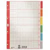 Image de Leitz 4350 Répertoire DIN A4 blanc Carton gris 6 onglets 43500085