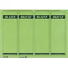 Image de Leitz Étiquettes Imprimables PC pour Classeurs à Levier Couverture Papier, Large, Court, Vert, 61,5 x 192 mm, Papier, 16852055, Lot de 100 Étiquettes