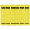 Image de Leitz Étiquettes Imprimables PC pour Classeurs à Levier Couverture Papier, Étroit, Court, Jaune, 39 x 192 mm, Papier, 16862015, Lot de 150 Étiquettes