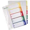 Image de Leitz 12910000 Répertoire DIN A4, extra-large 1-5 polypropylène multicolore 5 onglets imprimable 12910000