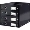 Image de Leitz Click & Store 6049-00-95 Caisson à tiroirs noir DIN A4 Nombre de tiroirs: 4