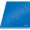 Image de Leitz, Cahier couverture carton A4 quadrillé, 160 pages 90g/m², Leitz WOW, Bleu, 46261036