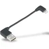 Image de SKS Germany COMPIT Kabel pour iPhone Lightning, câble Recharge Court avec fiche coudée (Accessoire pour système COMPIT, pour recharger avec powerbank COM/Unit, Pratique et Discret) Taille Unique Noir