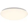 Image de Briloner Leuchten 3255-016, lampe pour salle de bain, IP44 ; étanche aux projections d’eau, luminaire salon, installation facile et aisée, lumière blanche chaude ; confortable et douce, Ø 30 cm