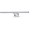 Image de BRILONER 2104-018 LED, lampe miroir chromée, 500 lumens, 4.000 Kelvin, IP44, 5 W, 300x103x36 mm (LxlxH), Chrom