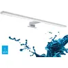 Image de Briloner Leuchten 2104-118 LED, Lampe Miroir chromée, 780 lumens, 4.000 Kelvin, IP44, 8 W, 600x103x36mm (LxlxH)