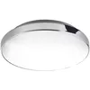 Image de Briloner Leuchten - Plafonnier LED, lampe de bain, IP44, 13 Watt, 1.200 Lumen, 4.000 Kelvin, blanc-chrome, Ø 28,5cm 3351-016