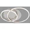 Image de Briloner Leuchten 3228-012 LED, plafonnier à Gradation, INCL. Fonction mémoire, orientable, 3.200 Lumen, Nickel Mat, Ø 30cm, 40 W, Métal