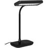 Image de Briloner Leuchten - Lampe de Table à LED, Lampe à Lumière du jour, 6.500 Kelvin, 800 Lumen, 7, 5 Watt, Interrupteur à Bascule, Orientable et Pivotant, Noir, 440x230x120mm (Hxlxb)