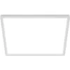 Image de BRILONER - Plafonnier LED au design ultra mince en blanc, Luminaire Plafonnier carré 18W avec rétroéclairage indirect, Plafonnier Chambre, Plafonnier Salon, Lampe Chambre, Lampe Cuisine