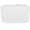 Image de Briloner Leuchten - Plafonnier LED, Plafonnier avec Décor Étoilé, 8 watts, 900 Lumens, 4 000 Kelvins, Blanc, Carré, 220 x 50 mm (Lxlxh)