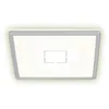 Image de Briloner Leuchten - Plafonnier LED, Plafonnier à Effet Rétro-éclairé, 18 W, 2 400 Lumens, 4 000 Kelvin, carré, Argent Blanc