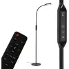 Image de Briloner Leuchten Lampadaire à LED avec Variateur d'intensité et Télécommande 8 W 700 Lm Noir 8 W