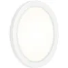 Image de Briloner Leuchten - Lumière extérieure LED, applique murale d'extérieure avec effet de rétro-éclairage, 8 Watt, 1.200 Lumen, 4.000 Kelvin, blanc, rond, Ø 21cm
