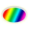 Image de Briloner Leuchten   Panneau de LED, plafonnier réglable, lampe de plafond, RGB, réglage des couleurs, rétroéclairage, inclut une télécommande, 15 Watt, 1.850 Lumen, 4.000 Kelvin, Blanc, Ø 29,3 cm