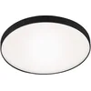 Image de Briloner Leuchten - Plafonnier LED, lampe de salle de bain, IP44, 13 watts, 1.200 lumens, 4.000 kelvins, blanc-noir, 28,5cm 3351-015