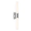 Image de BRILONER - Luminaire LED pour salle de bains, lampe de salle de bains IP44, 11 watts, 1300 lumens, 4000 Kelvin, chrome-blanc, 470x65x68mm (LxlxH)