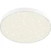 Image de BRILONER - Plafonnier LED avec ciel étoilé, sans cadre, couleur de lumière blanc neutre, lampe LED, plafonnier, lampe de salon, lampe de cuisine, éclairage de plafond, 38,7x3,6 cm, blanc