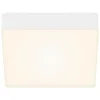 Image de BRILONER LEUCHTEN - Plafonnier LED sans cadre, couleur blanc chaud, 11 watts, 1000 lumens, lampe LED, plafonnier, lampe de salon, lampe de chambre, lampe de cuisine, 15,7x15,7x3,6 cm, argenté