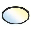 Image de BRILONER - Lampe de plafond LED plate Smart Home, compatible avec Alexa, télécommande, lampe LED, plafonnier LED, lampe de salon, lampe de chambre, panneau LED, lampe de plafond, 29,3x2,5 cm, noir