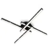 Image de Briloner Plafonnier LED LEUCHTEN REY, 21 W, 2900 lm, IP20, noir, métal, 60 x 60 x 8,2 cm