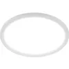 Image de BRILONER - Plafonnier LED pour salle de bains avec éclairage indirect, plat, température de couleur blanc neutre, lampe de plafond LED, lampe de salle de bains, lampe de cuisine, 42x3,5 cm, blanc