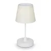 Image de Briloner Leuchten - Lampe de table d'extérieur LED batterie rechargeable, dimmable, lampe de table LED sans fil, fonction tactile, IP44, 4000K blanc neutre, blanc, 300x145mm (HxP) 7032-416