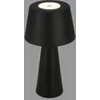 Image de BRILONER - Lampe de table LED rechargeable, gradation progressive, tactile, lumière mobile, noir