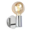 Image de BRILONER - Applique murale intérieure, lampe de salle de bains, applique étanche pour salle de bains, lampe de miroir, 1 x E27, chrome