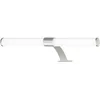 Image de BRILONER - Lampe LED pour miroir de salle de bain, montage 2 en 1, lampe d'armoire, lampe murale, IP44, couleur de lumière blanc neutre, 6W, chrome mat, 40 cm