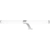 Image de BRILONER - Lampe LED pour miroir de salle de bain, montage 2 en 1, lampe d'armoire, lampe murale, IP44, couleur de lumière blanc neutre, 9W, chrome mat, 60 cm